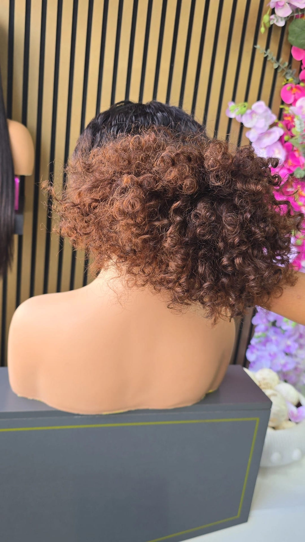 Cocoa Dream wig - full front view